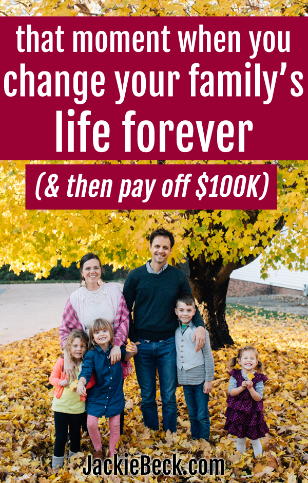 Such a great story! How this family paid off $100,000 in debt, while pregnant.