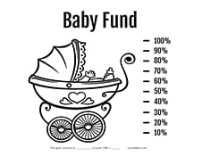 Baby fund savings printable