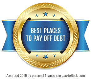 Best places to pay off debt badge