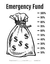Emergency fund printable