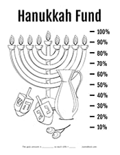 Hanukkah fund printable
