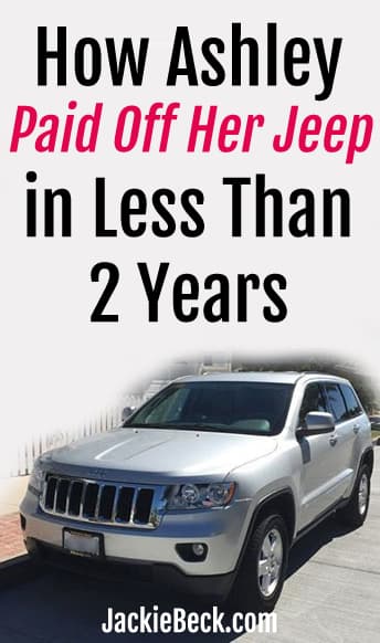 How Ashley paid off her Jeep in less than two years -- Jeep parked on street