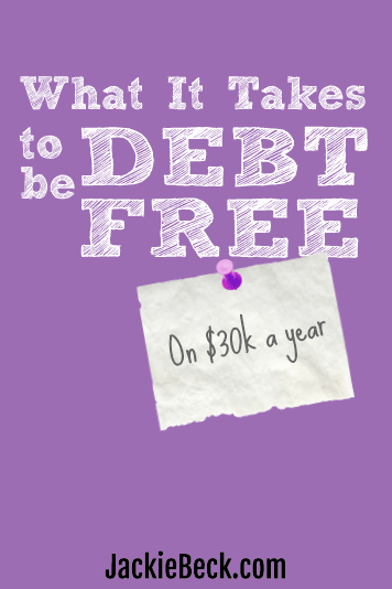 How Zina is getting out of $28K in debt on $30K a year!