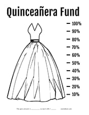 Quinceanera fund savings printable