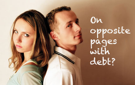 When your spouse isn't as into debt reduction as you are