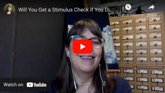 Will you still get a stimulus check if you didn't file taxes video