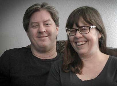 Smiling while sharing debt free stories